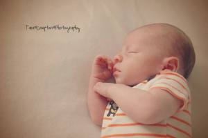 Baby O at 13 days old.